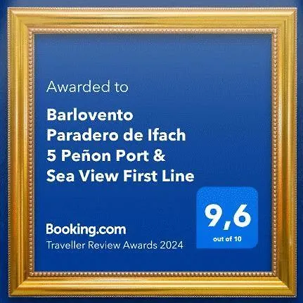 Barlovento Paradero De Ifach 5 Penon Port & Sea View First Line Apartment *